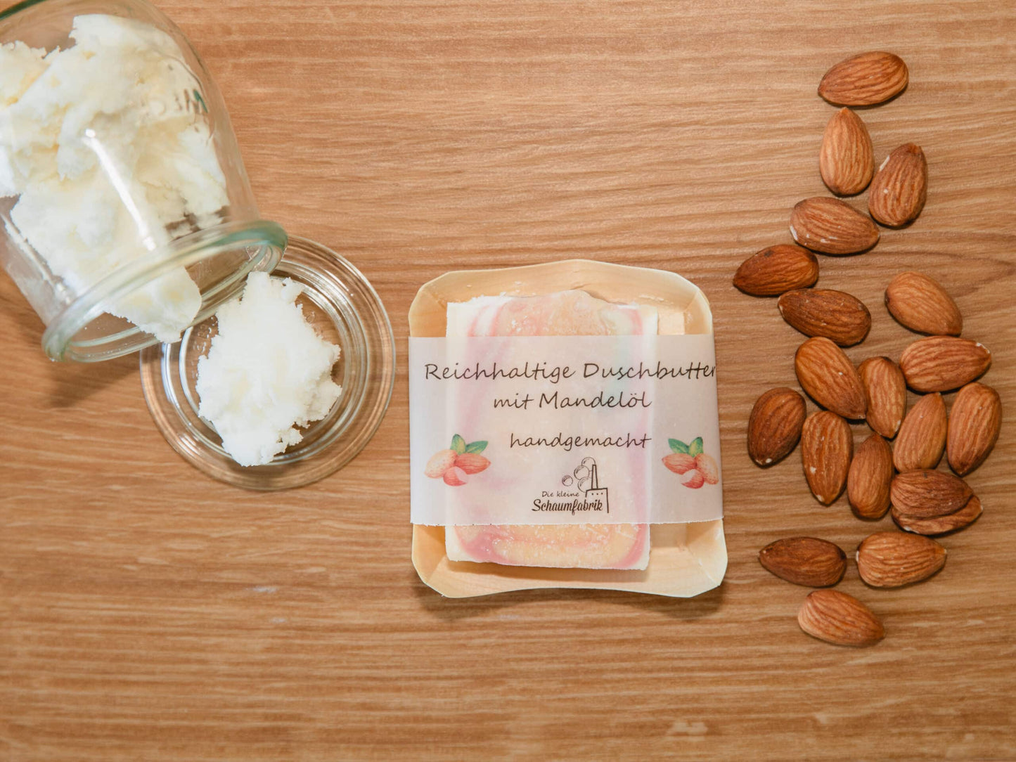 Reichhaltige Duschbutter mit Mandelöl